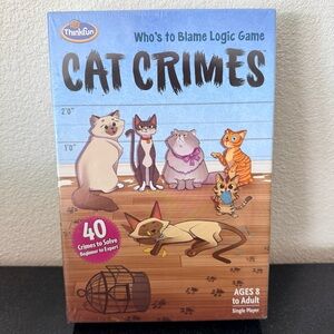 Cat Crimes Logic Puzzle Card Game